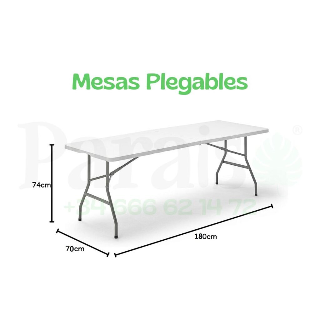 Alquiler Mesa Plegable