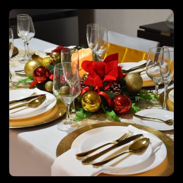 Alquiler mediano centro de mesa navideño - Imagen 5
