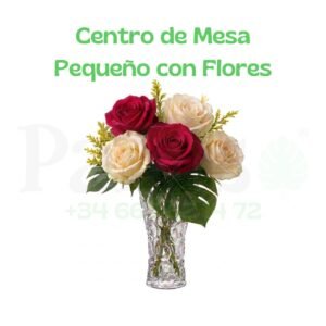 Alquiler Centro de Mesa Pequeño con Flores