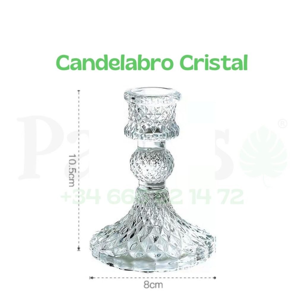 Alquiler Porta vela - Candelabro Cristal