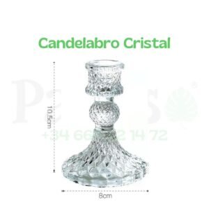 Alquiler Porta vela - Candelabro Cristal