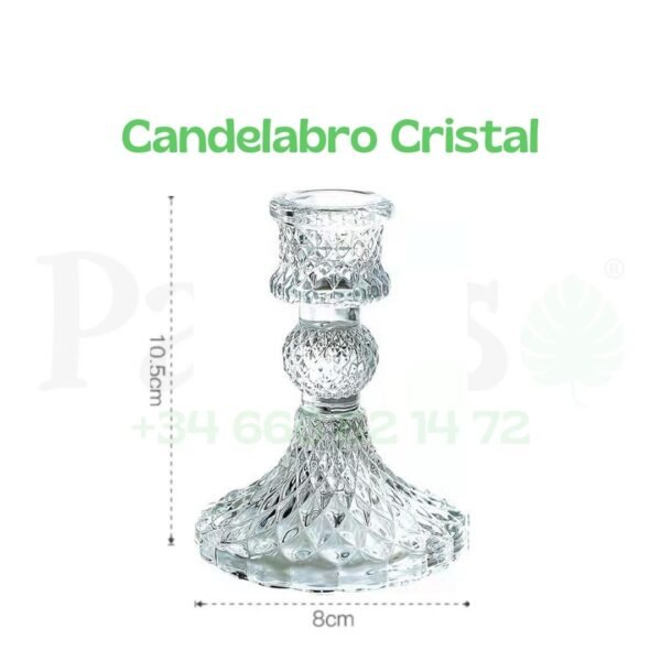 Alquiler Porta vela - Candelabro Cristal