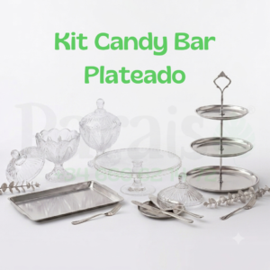 🍬 Kit Candy Bar Plateado🍬